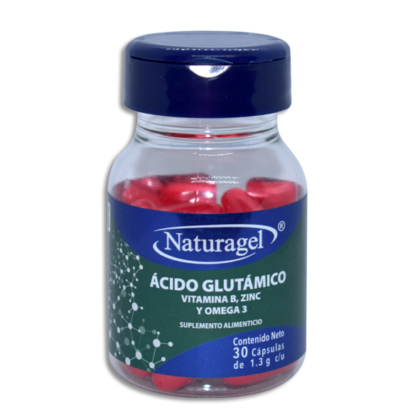 ACIDO GLUTAMICO VITAMINA B ZIN Y OMEGA 3 - IFarma